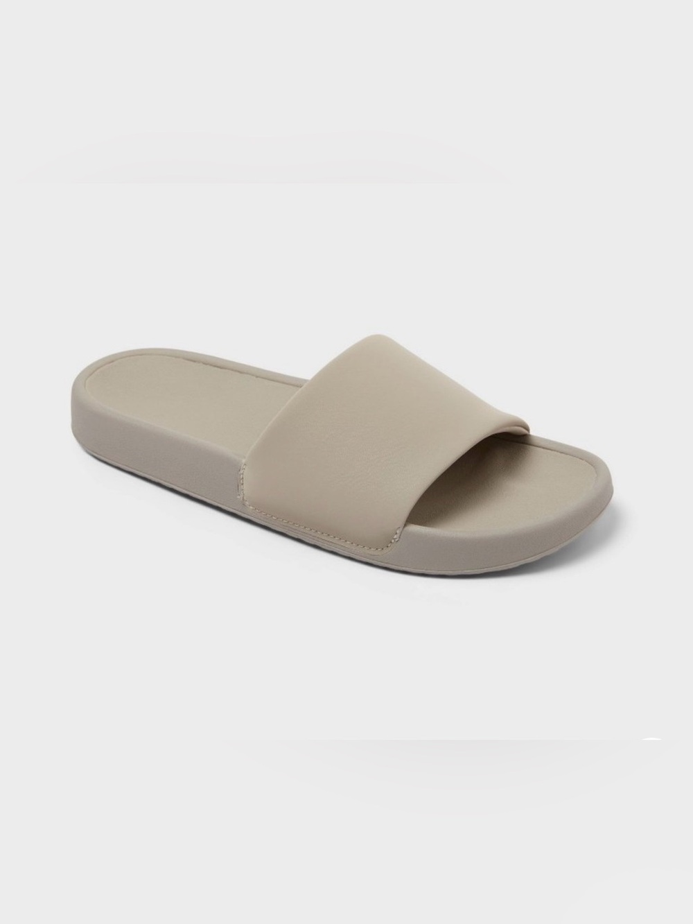 NWT all in motion Makenna women’s taupe slides. Size 11